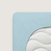 schlafgut Premium-Spannbettlaken blau^ Bettlaken