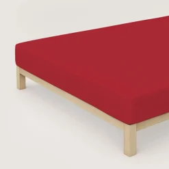 schlafgut Premium-Spannbettlaken rot^ Bettlaken