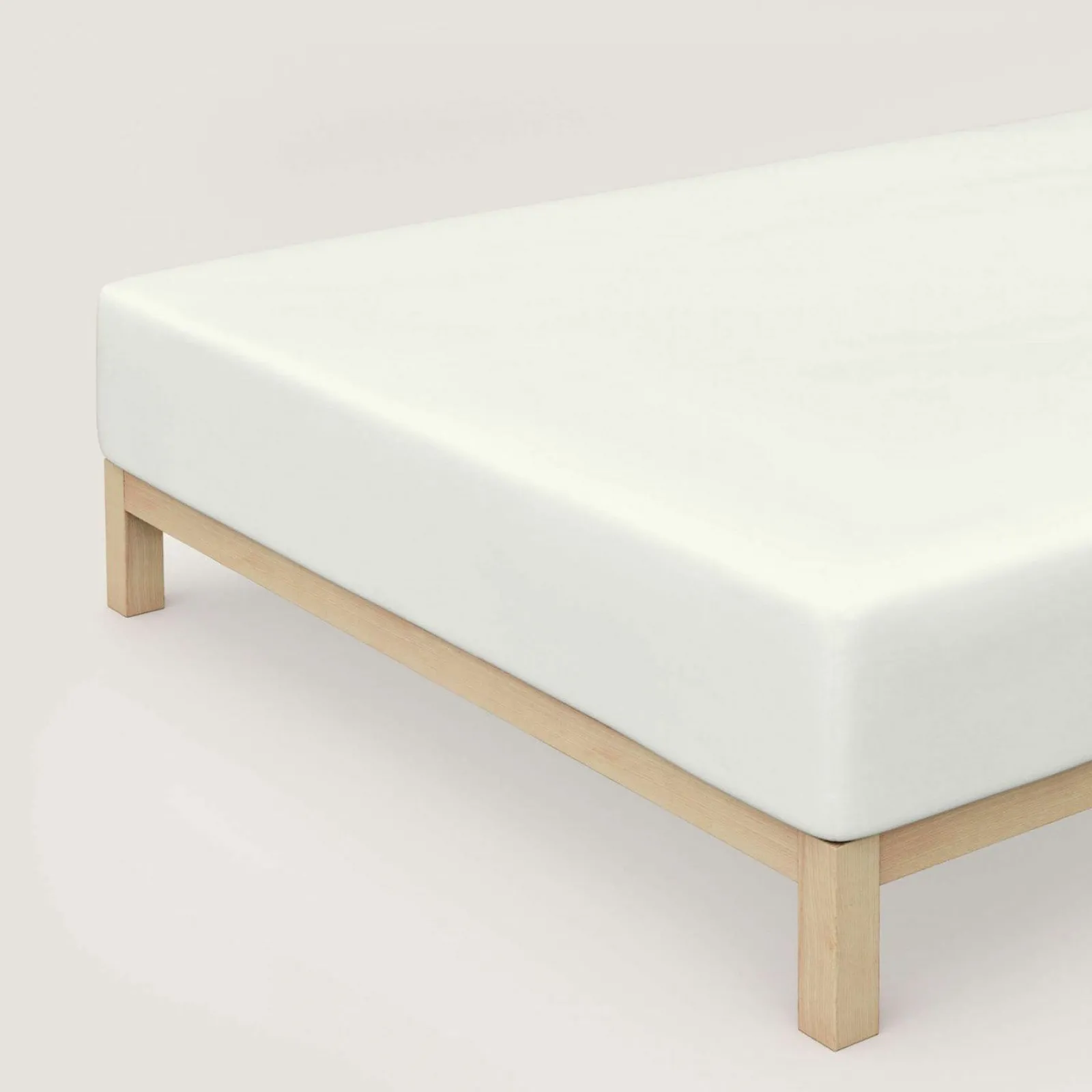 Bettlaken>schlafgut Pure-Boxspring-Spannbettlaken weiß