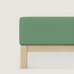 schlafgut Pure-Boxspring-Spannbettlaken grün^ Bettlaken