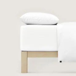 schlafgut Pure-Boxspring-Spannbettlaken weiß^ Bettlaken