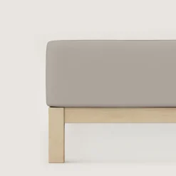 schlafgut Pure-Boxspring-Spannbettlaken braun^ Bettlaken