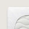 Bettlaken>schlafgut Pure-Boxspring-Spannbettlaken weiß