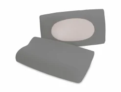 Kopfkissen|Jersey>schlafgut Pure-flexible-Kissenbezug grau
