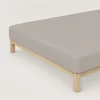 Bettlaken>schlafgut Pure-Spannbettlaken braun