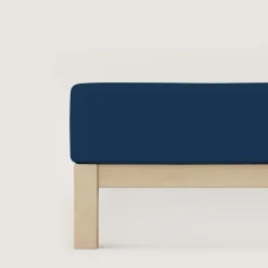 schlafgut Pure-Spannbettlaken blau^ Bettlaken