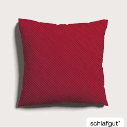 schlafgut WOVEN-FADE-Kissenbezug rotviolett^ Kopfkissenbezüge|Satin
