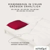 schlafgut WOVEN-FADE-Kissenbezug rotviolett^ Kopfkissenbezüge|Satin