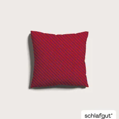 schlafgut WOVEN-FADE-Kissenbezug rotviolett^ Kopfkissenbezüge|Satin