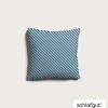 schlafgut WOVEN-FADE-Kissenbezug blau^ Kopfkissenbezüge|Satin
