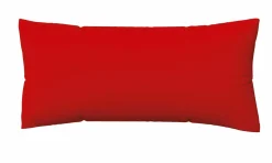schlafgut WOVEN-SATIN-Kissenbezug rot^ Kopfkissenbezüge|Satin