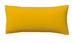 Kopfkissenbezüge|Satin>schlafgut WOVEN-SATIN-Kissenbezug gelb