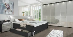 Schlafzimmer grau^ Schlafzimmer-Sets