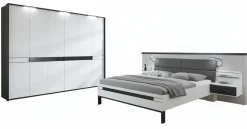 Schlafzimmer-Sets> Schlafzimmer weißschwarz
