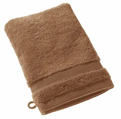 SCHÖNER WOHNEN - Kollektion -Waschhandschuh braun^ Waschhandschuhe