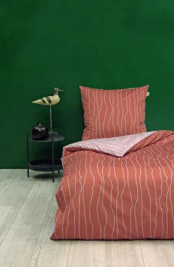 Satin>SCHÖNER WOHNEN Bettwäsche orange