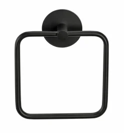SCHÖNER WOHNEN .Handtuchring schwarz^ Badzubehör|Badaccessoires