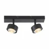 SCHÖNER WOHNEN LED-Deckenleuchte 2flg schwarz^ Deckenleuchten|Spots