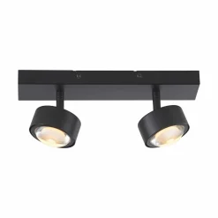 SCHÖNER WOHNEN LED-Deckenleuchte 2flg schwarz^ Deckenleuchten|Spots