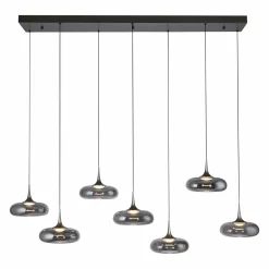 SCHÖNER WOHNEN LED-Pendelleuchte 7flg grau^ Pendelleuchten