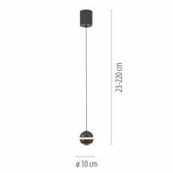 Pendelleuchten>SCHÖNER WOHNEN LED-Pendelleuchte 1flg schwarz