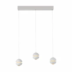 SCHÖNER WOHNEN LED-Pendelleuchte 3flg weiß^ Pendelleuchten