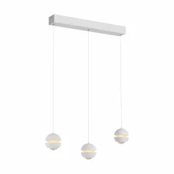 SCHÖNER WOHNEN LED-Pendelleuchte 3flg weiß^ Pendelleuchten