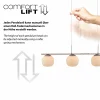SCHÖNER WOHNEN LED-Pendelleuchte 4flg braun^ Pendelleuchten