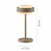 Tischleuchten>SCHÖNER WOHNEN LED-Tischleuchte 1flg beige