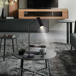 Spots|Tischleuchten>SCHÖNER WOHNEN LED-Tischleuchte 1flg schwarz