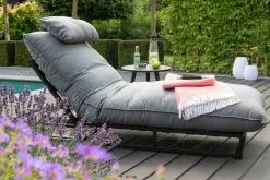 SCHÖNER WOHNEN Liege schwarz^ Gartenliegen