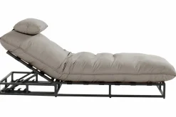 SCHÖNER WOHNEN Liege schwarzbeige^ Gartenliegen
