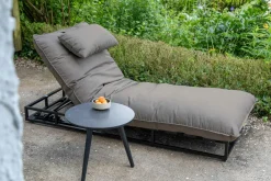 SCHÖNER WOHNEN Liege schwarzbeige^ Gartenliegen