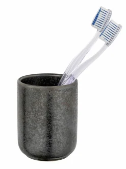SCHÖNER WOHNEN Zahnputzbecher grau^ Badzubehör|Badaccessoires