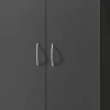 Garderoben|Kommoden> Schrank grau