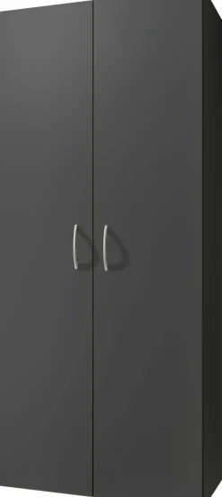 Garderoben|Kommoden> Schrank grau