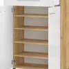 Schuhschrank braunweiß^ Schuhschränke
