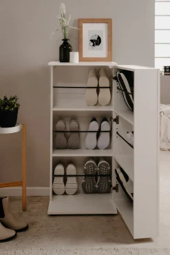 Schuhschrank weiß^ Schuhschränke