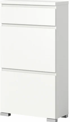 Schuhschrank weißsilberfarben^ Schuhschränke