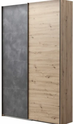 Schwebetürenschrank grau^Kinder Kleiderschränke|Komplettzimmer