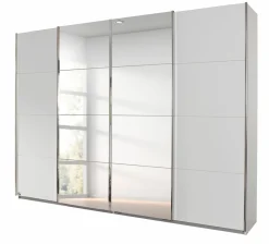 Kleiderschränke> Schwebetürenschrank 4-trg. weiß