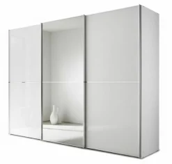 Kleiderschränke> Schwebetürenschrank weiß