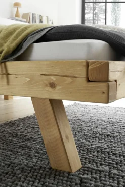 Betten>SELF Balkenbett braun