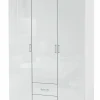 self Drehtüren-Kombi-Schrank 3trg. weiß^ Kleiderschränke