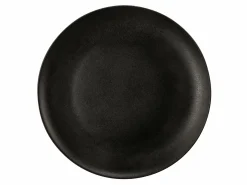 Dessertteller>Seltmann Frühstücksteller rund 22,5cm schwarz