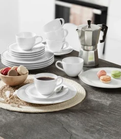 Seltmann Kaffeegeschirr 18tlg. weiß^ Geschirrsets
