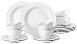 Seltmann Kaffeegeschirr 18tlg. weiß^ Geschirrsets
