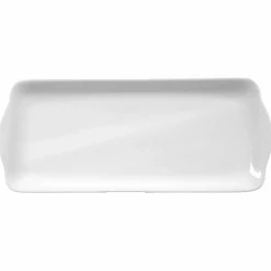 Serviergeschirr>Seltmann Kuchenplatte eckig 35x15cm weiß
