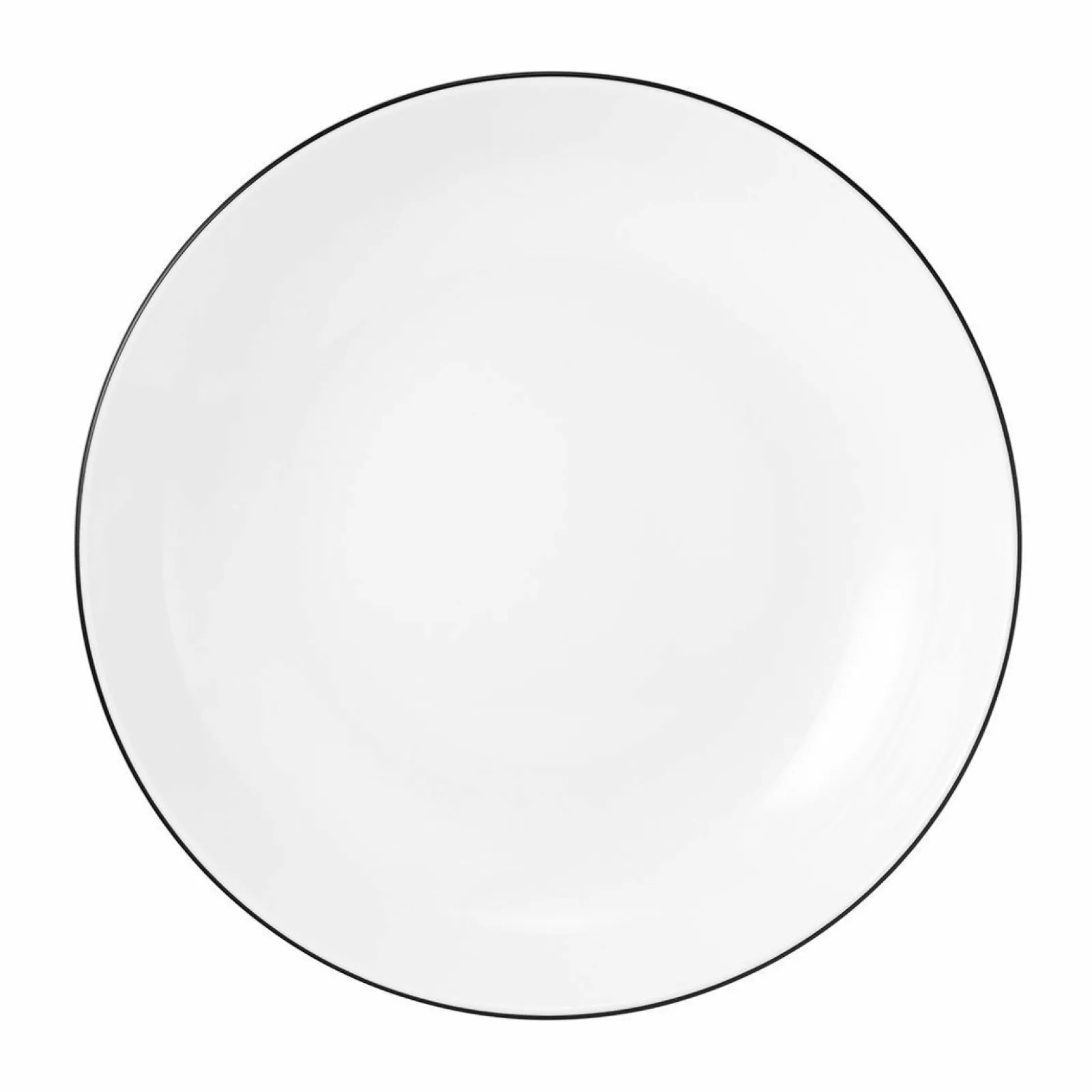 Suppenteller>Seltmann Suppenteller rund 21cm schwarz