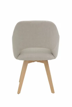 Sessel mit Armlehne drehbar beige^ Esszimmerstühle